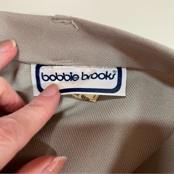 Vintage 70 80 Retro Victorian pastel floral Prairie Grey High waist Skirt set - Picture 15 of 17